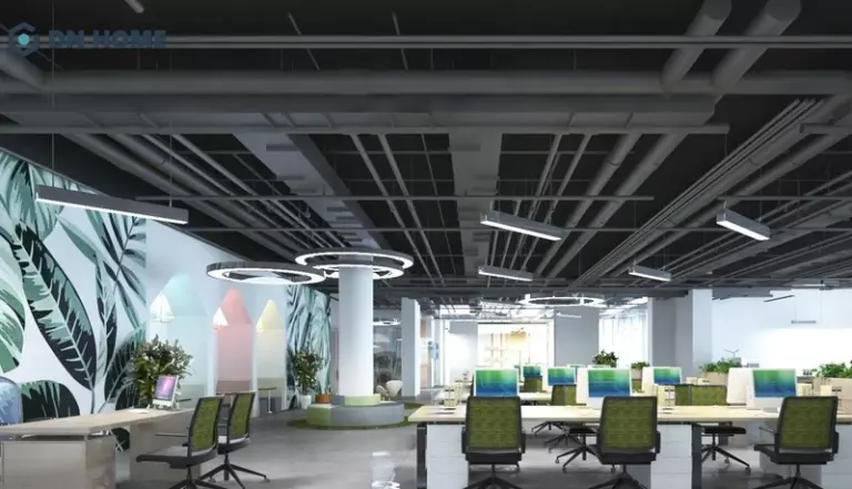 Những mảng tường được trang trí ấn tượng