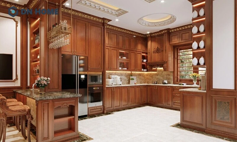Nội thất gỗ tân cổ điển được nhiều gia đình lựa chọn hiện na