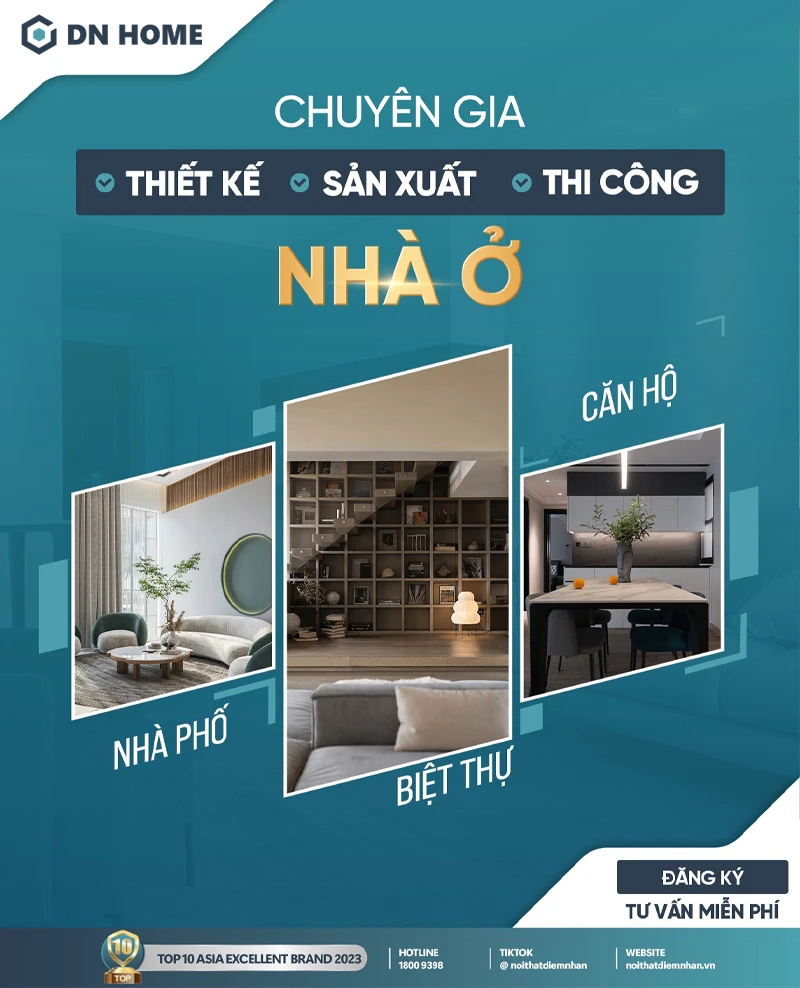 DN HOME tự hào là đơn vị thiết kế nội thất chung cư uy tín, chất lượng và chuyên nghiệp