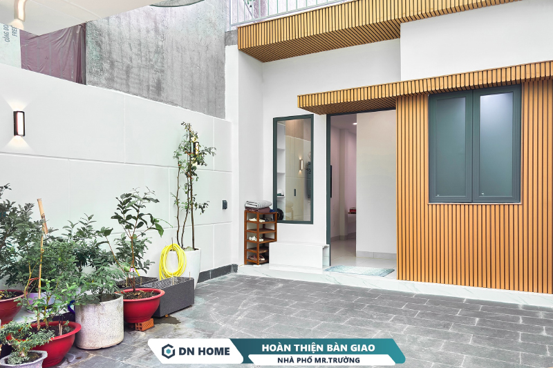 Vẻ đẹp tinh tế của sự tối giản và thô mộc là điểm nổi bật của dự án nhà phố Mr.Trường