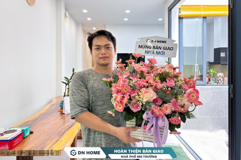Sự hài lòng của chủ đầu tư Mr.Trường là minh chứng rõ nét về năng lực chuyên môn của DN HOME