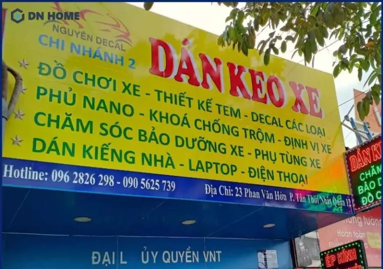 Bảng hiệu nhôm nhựa dán decal tiết kiệm ngân sách tối ưu