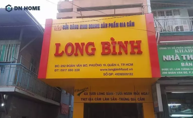 Bảng hiệu mặt dựng mang lại diện mạo mới cho không gian