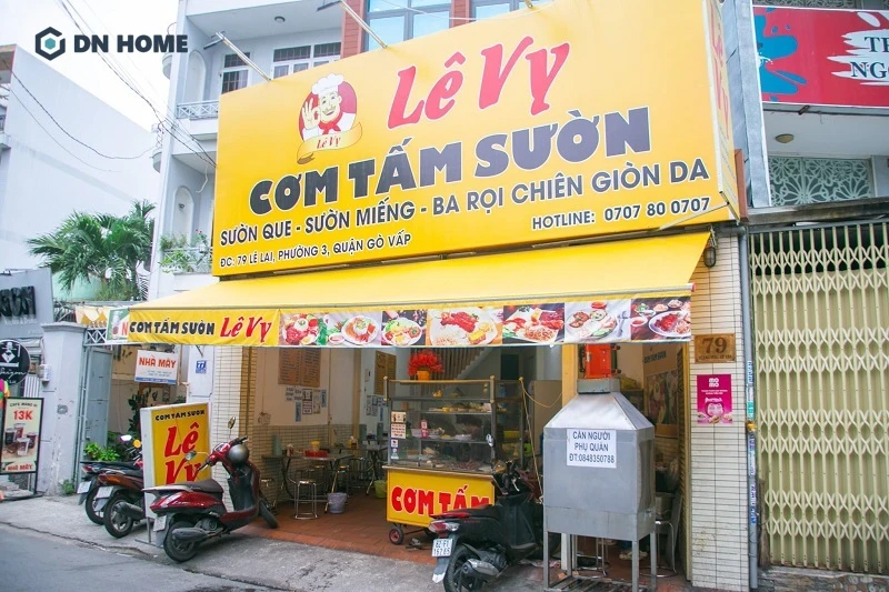 Biển hiệu cơm tấm in bằng bạt hiflex đẹp, bắt mắt