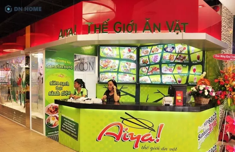 Màu sắc tươi sáng và có điểm nhấn thu hút khách hàng