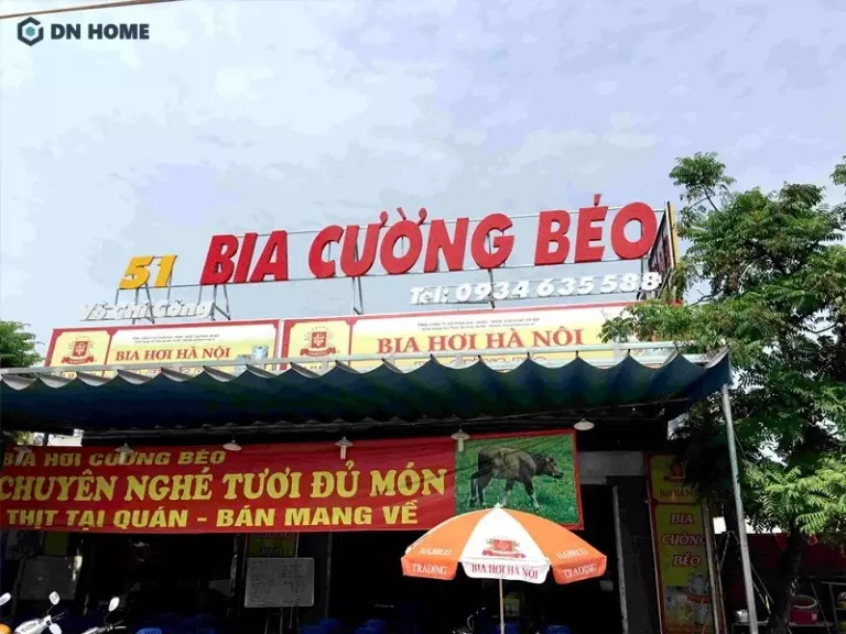 Mẫu bảng hiệu quán ăn nhậu đẹp