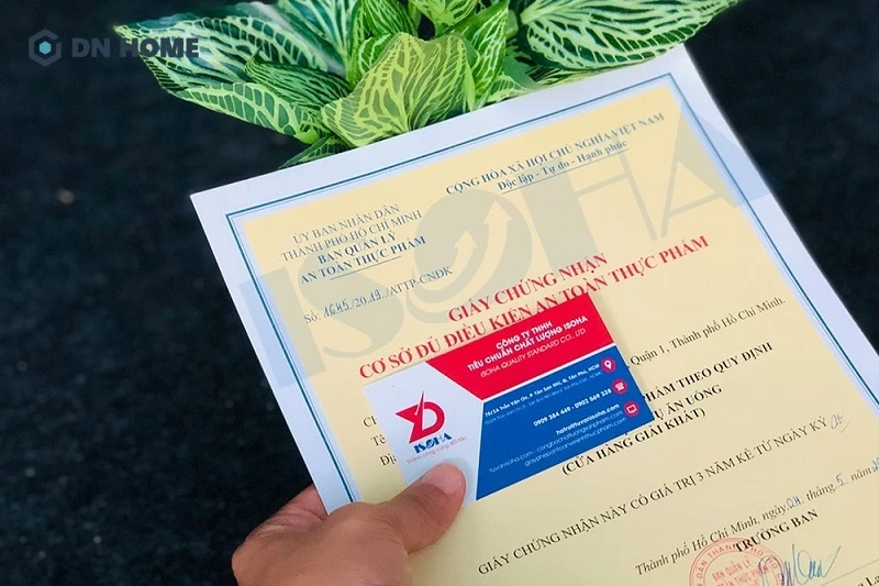 Giấy chứng nhận an toàn vệ sinh thực phẩm chính là lời cam kết về chất lượng mà nhà hàng đem đến cho khách hàng