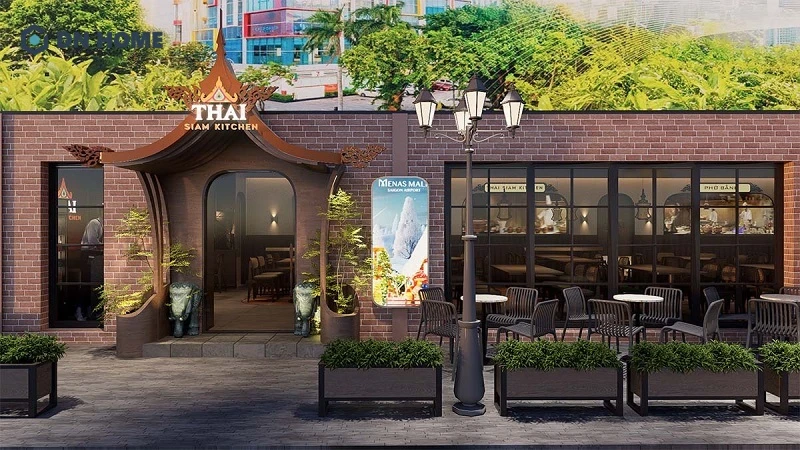 Thiết kế này mang lại cảm giác cao ráo, phù hợp với khí hậu nhiệt đới nhờ khả năng thoát nước tốt