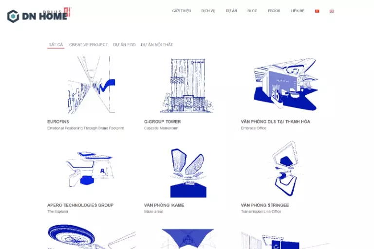 Công ty thiết kế DPlus chú trọng thể hiện đặc trưng bản sắc của từng doanh nghiệp