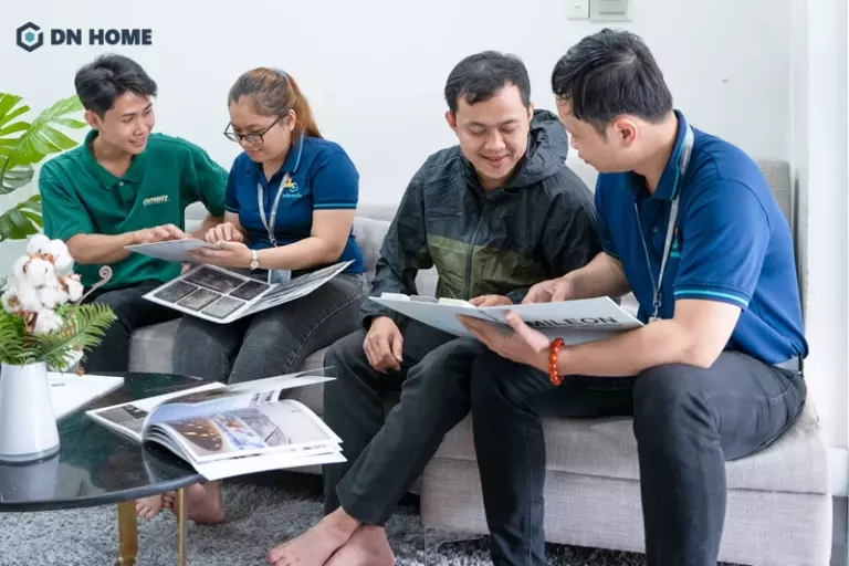 Dựa vào nhu cầu, mong muốn của khách hàng để đưa ra giải pháp thiết kế không gian làm việc phù hợp