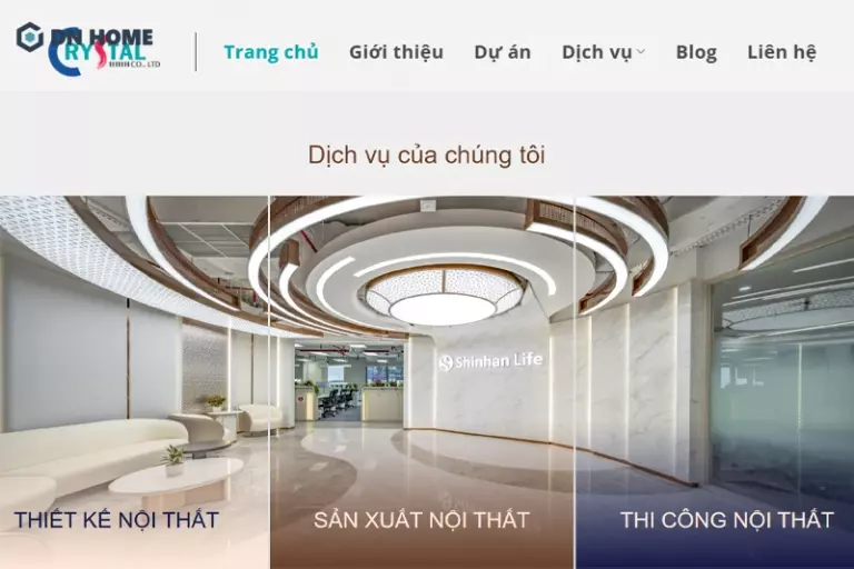 Crystal Design là công ty thiết kế văn phòng được thành lập từ năm 1997