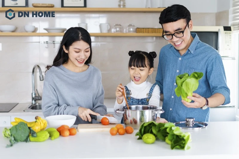 Nên thường xuyên nấu ăn để giữ lửa, tăng sinh khí cho ngôi nhà
