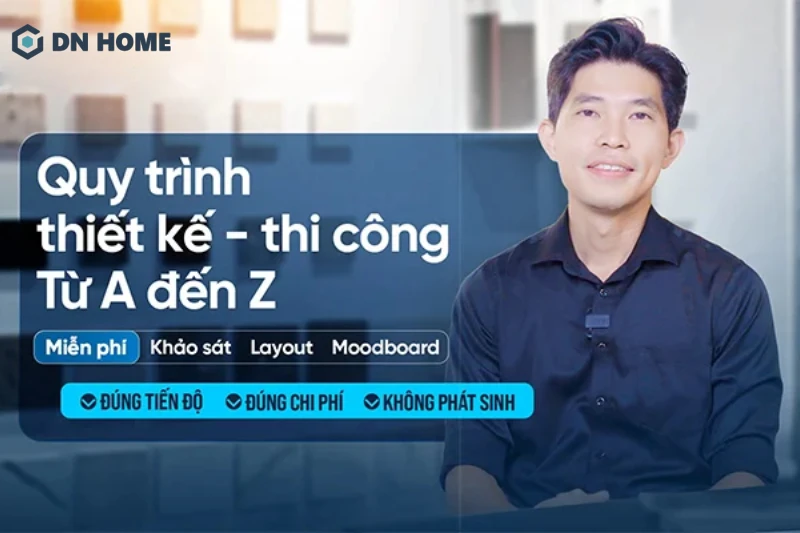 Quy trình làm việc chuyên nghiệp, bài bản cũng là tiêu chí để đánh giá uy tín 1 đơn vị thi công nội thất chung cư