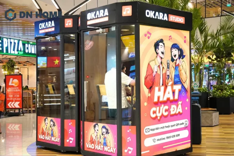 OKARA Studio là mô hình Karaoke Box thường xuyên bắt gặp tại các trung tâm thương mại lớn