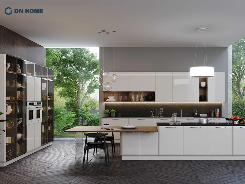 Lựa chọn đúng vị trí đặt bếp giúp góp phần bảo vệ sức khỏe cho các thành viên trong gia đình