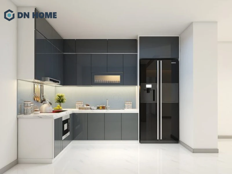 Khoảng cách giữa bếp nấu, chậu rửa và tủ lạnh cần được bố trí khoa học để tối ưu quy trình nấu ăn