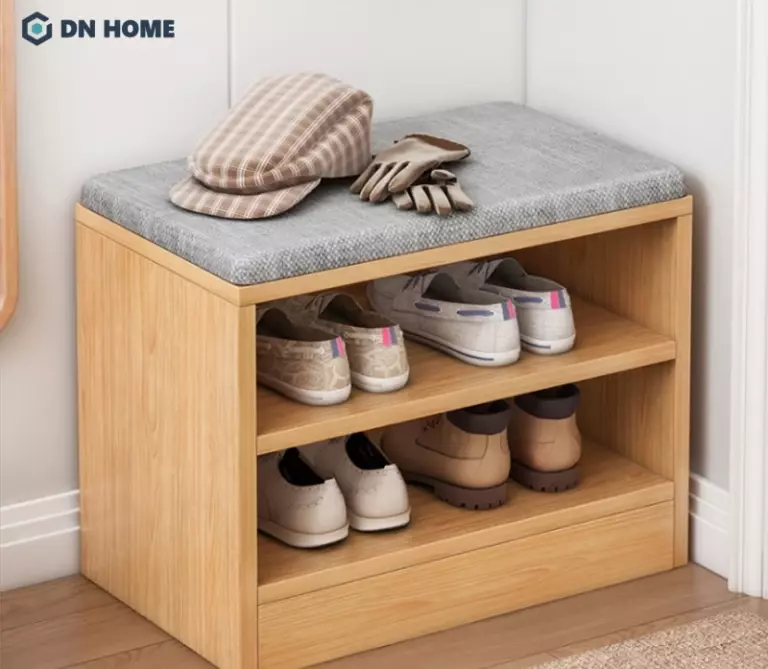 Chọn kích thước cho tủ giày theo tầng