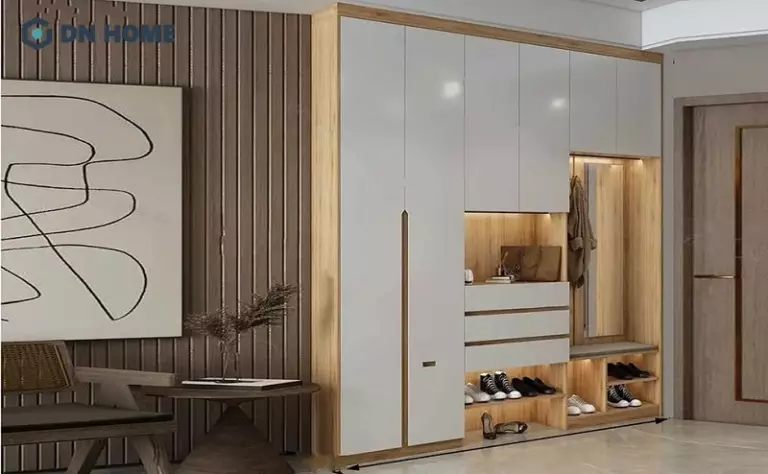 Kích thước của tủ giày kịch trần