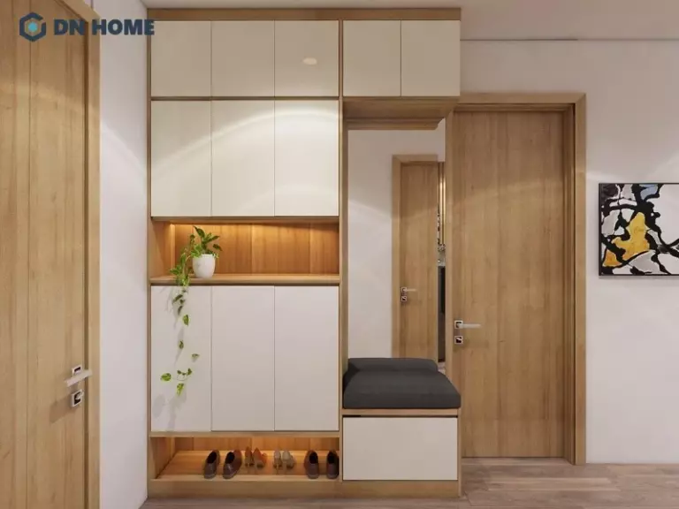 Kích thước của tủ giày có ghế ngồi