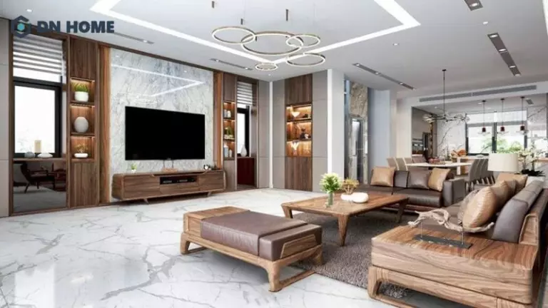 Bộ bàn ghế là nội thất trung tâm của phòng khách