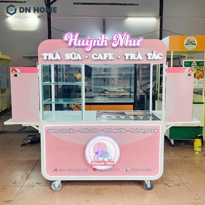 Mô hình xe đẩy có ưu điểm linh hoạt, dễ tiếp cận đông đảo khách hàng