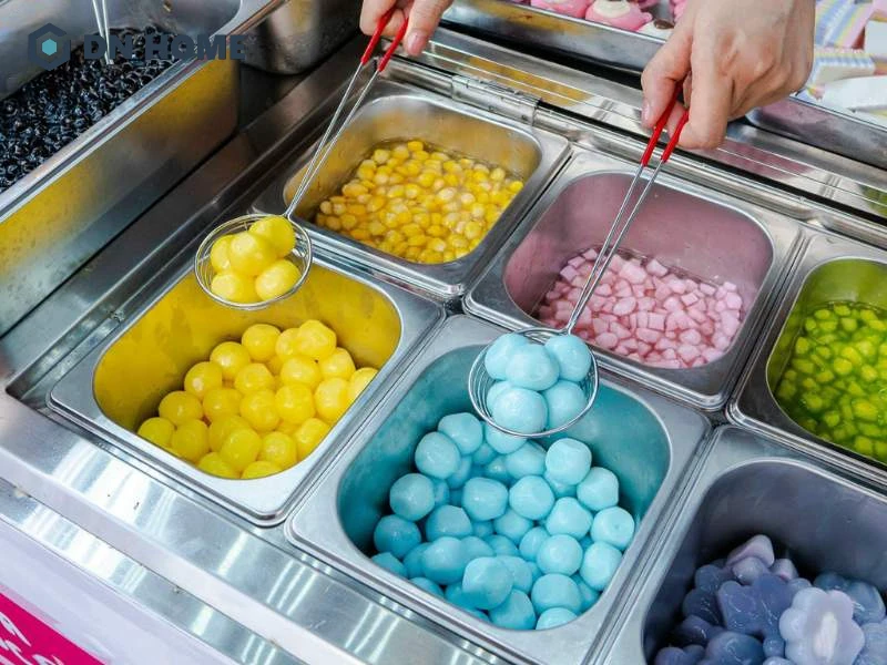 Mô hình quán trà sữa nhỏ theo dạng buffet mới lạ, tạo cảm giác trải nghiệm thú vị cho khách hàng