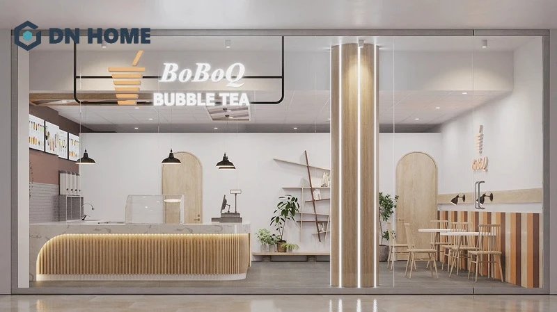 Ngân sách 100 triệu cho phép bạn sở hữu cửa hàng trà sữa với diện tích rộng rãi
