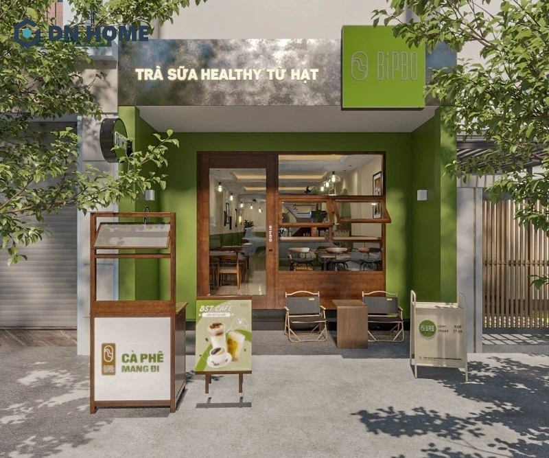 Để tăng thêm doanh thu, bạn cũng có thể đặt thêm 1 quầy bán take away ở ngoài quán, phù hợp cho khách hàng mua mang đi