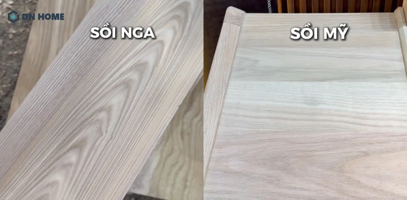 Gỗ sồi Mỹ được đánh giá có chất lượng và độ cứng cao hơn so với gỗ sồi Nga