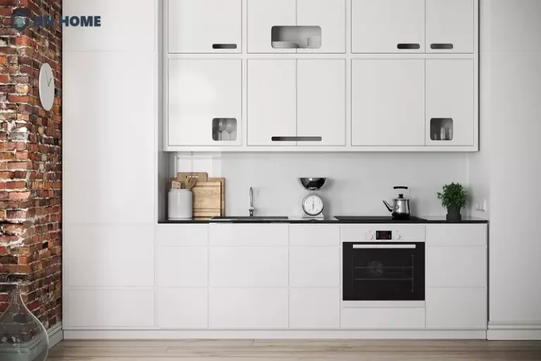 Sử dụng tủ bếp chữ I tối ưu không gian gọn gàng và thuận tiện khi di chuyển