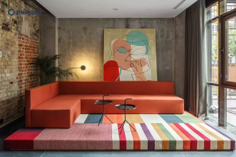 Các chi tiết tương đồng lặp đi lặp lại bất quy tắc là đặc trưng phong cách Bauhaus