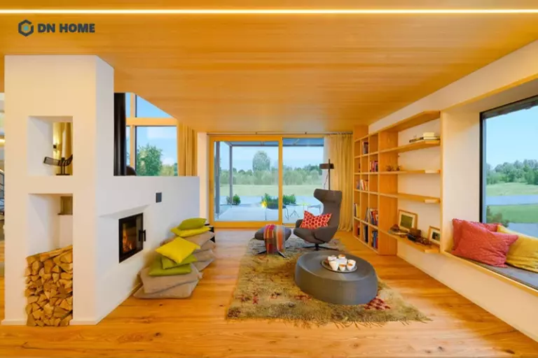 Chất liệu gỗ được sử dụng phổ biến trong không gian nội thất Bauhaus