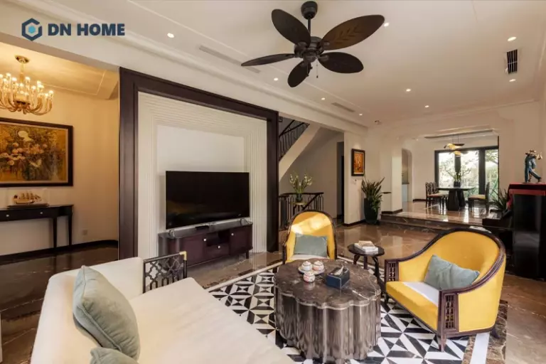 Biệt thự phong cách thiết kế Indochine sang trọng, tinh tế