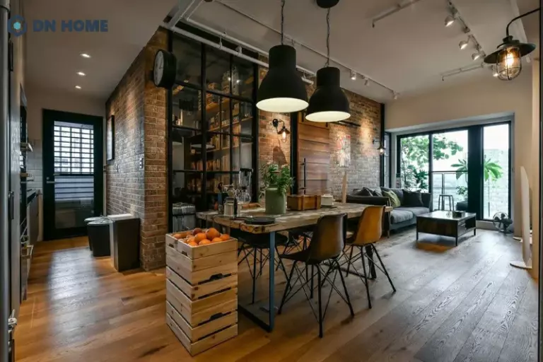 Phong cách nội thất industrial phô bày sự mộc mạc, chân thực