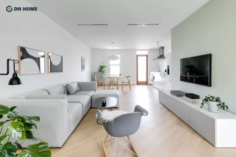 Nhà phố phong cách thiết kế Minimalism chú trọng bố cục rõ ràng, mạch lạc