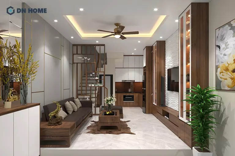Diện tích nhà phố là một trong những yếu tố chính ảnh hưởng đến chi phí thi công nội thất