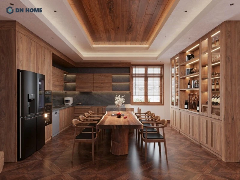 Mẫu thiết kế bếp chung cư 2 phòng ngủ tối ưu công năng sử dụng