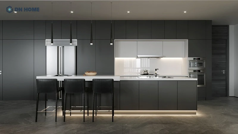 Dự án thiết kế bếp căn hộ chung cư Royal City theo phong cách hiện đại