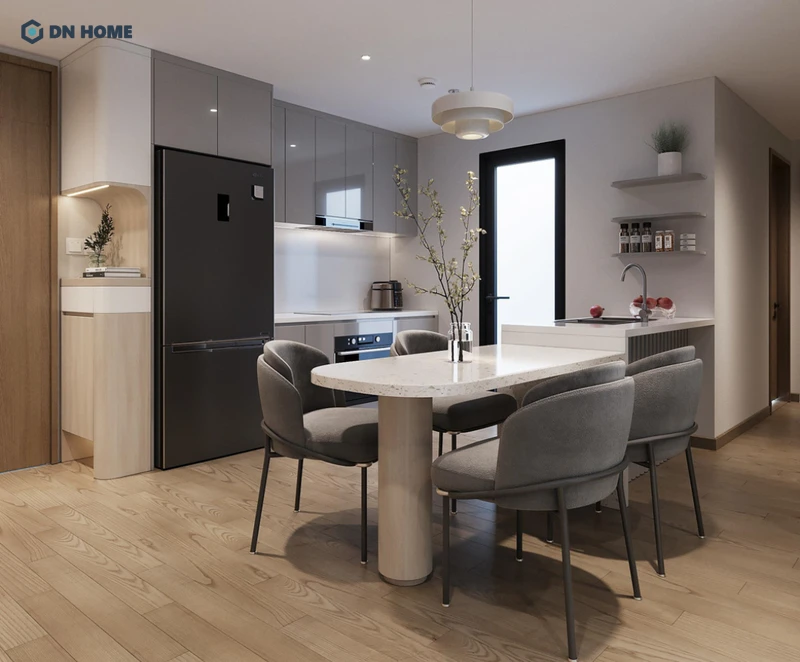 Dự án thiết kế không gian bếp chung cư Vinhomes Grand Park do DN HOME thực hiện