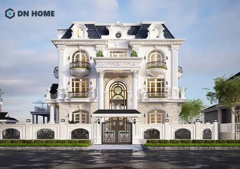Chú trọng yếu tố phong thuỷ trong xây dựng biệt thự tân cổ điển nhằm thu hút vượng khí, tài lộc