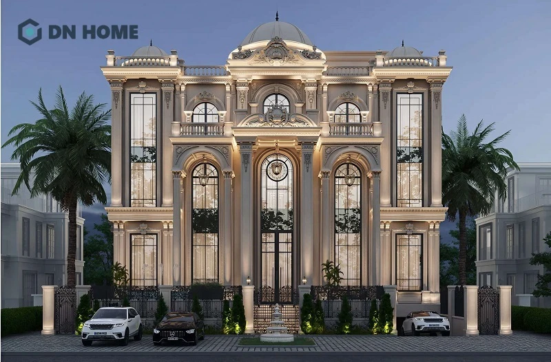 Màu sắc được sử dụng trong thiết kế tân cổ điển thường là những gam màu trung tính