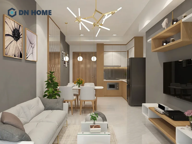 Mẫu thiết kế căn hộ chung cư 50m2