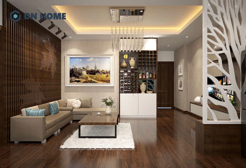 Bố trí nội thất chung cư 65m2 đẹp