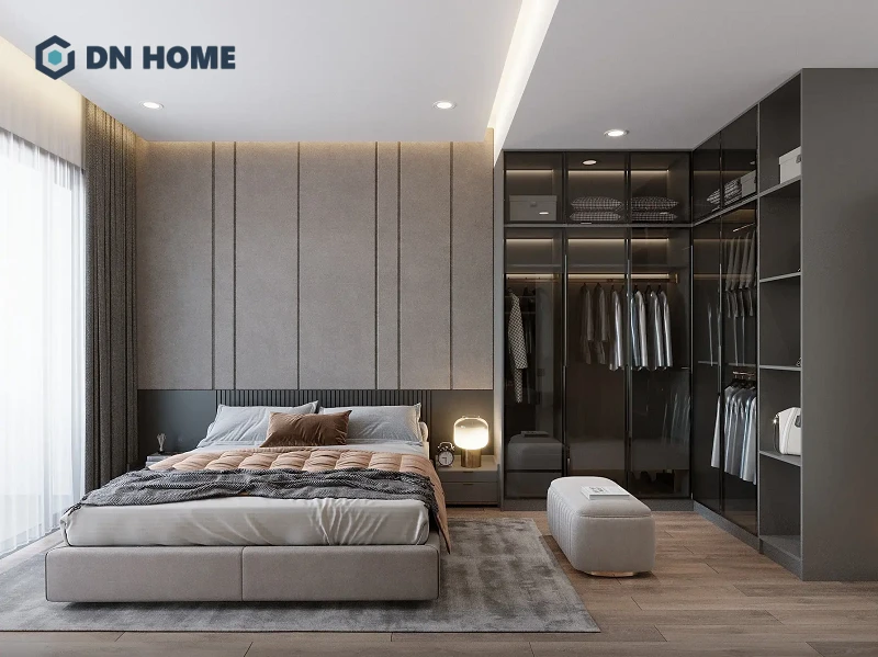 Không gian phòng ngủ căn hộ 100m2