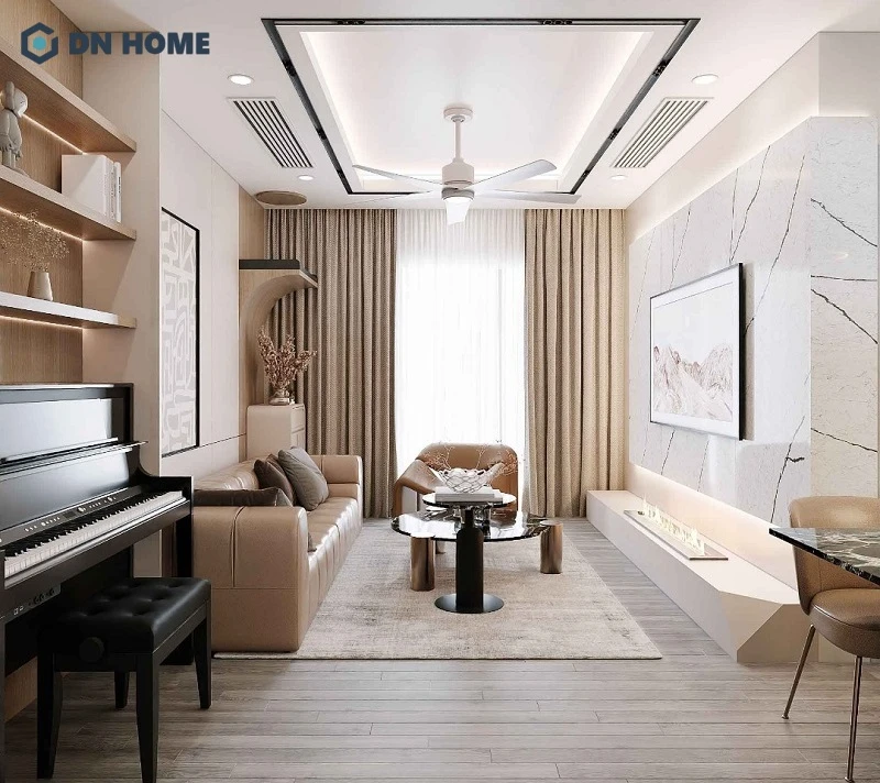 Thiết kế nội thất chung cư 75m2 3 phòng ngủ là lựa chọn lý tưởng cho những gia đình có đông thành viên