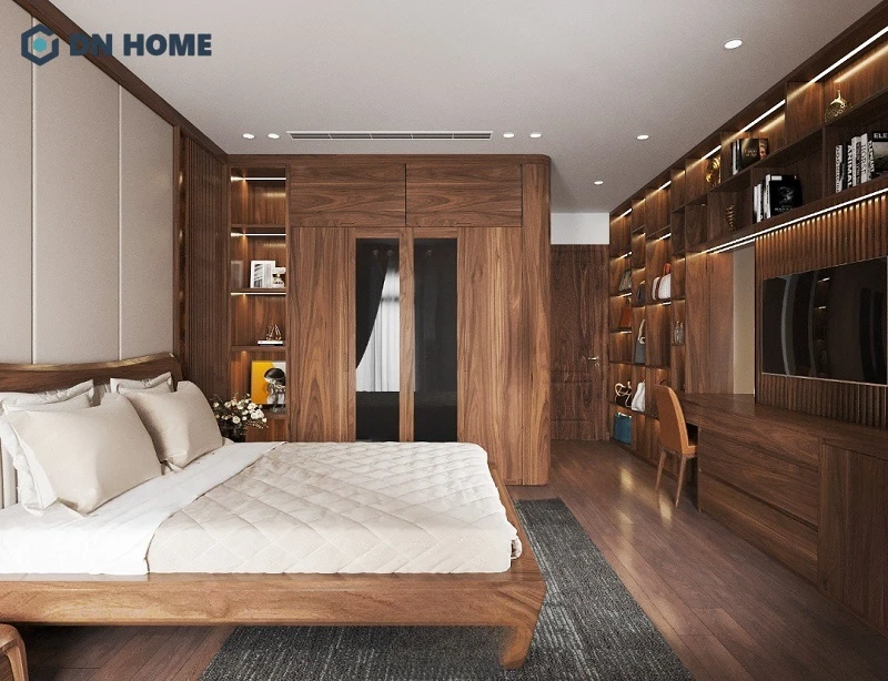 Nhờ công nghệ xử lý hiện đại, các món nội thất gỗ công nghiệp hiện nay sở hữu đường vân độc đáo, sắc nét không thua gì gỗ tự nhiên