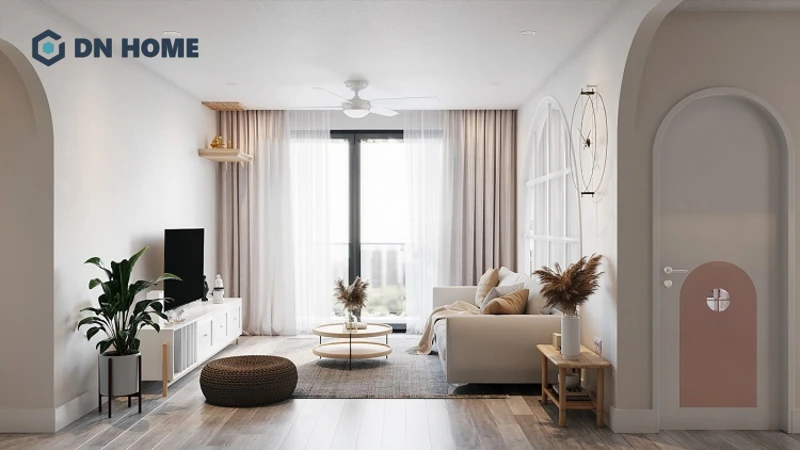Mẫu nội thất chung cư theo phong cách Bắc Âu hiện đại