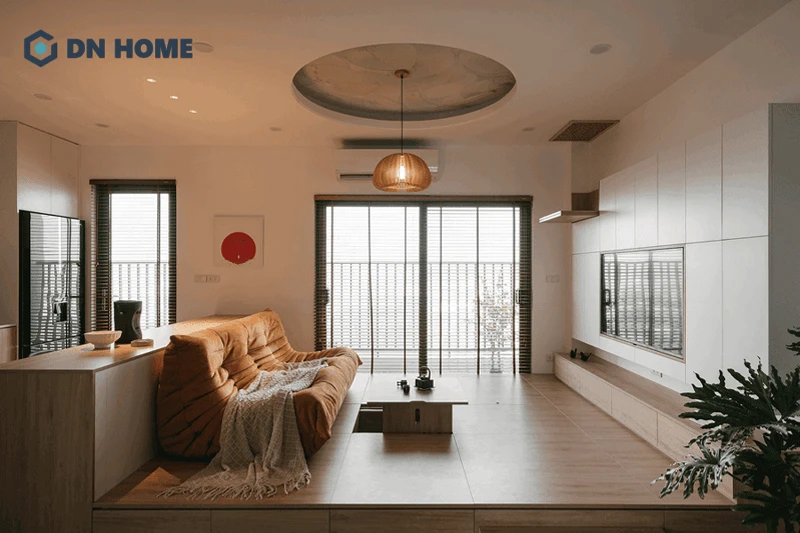 Đồ trang trí và các chi tiết thiết kế rườm rà đều được loại bỏ và hạn chế tối đa trong chung cư phong cách Nhật Bản