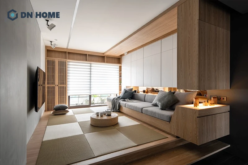 Sự tiện nghi luôn được đề cao trong phong cách Nhật Bản, tạo nên không gian sống thoải mái và thư giãn