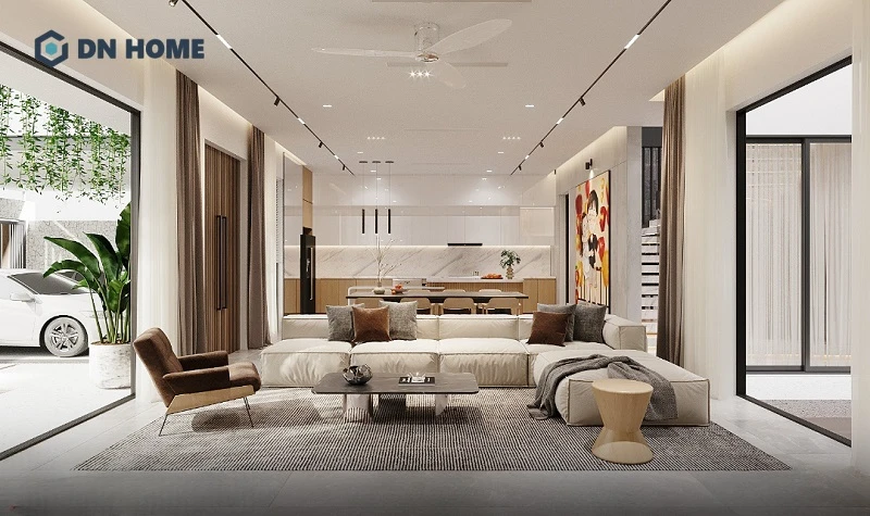 Thiết kế nội thất nhà phố theo không gian mở là xu hướng được nhiều gia chủ ưa chuộng trong những năm gần đây